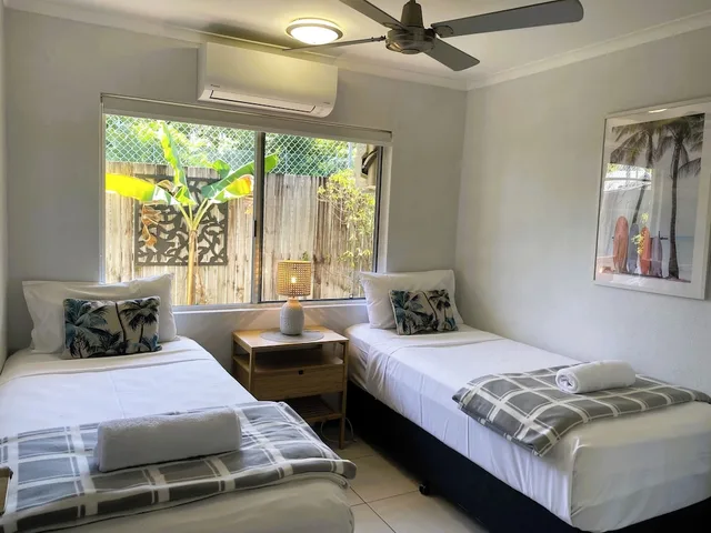 شقة ديلوكس بسرير كينج وسريرين منفصلين، Lychee Tree Holiday Apartments 3/4