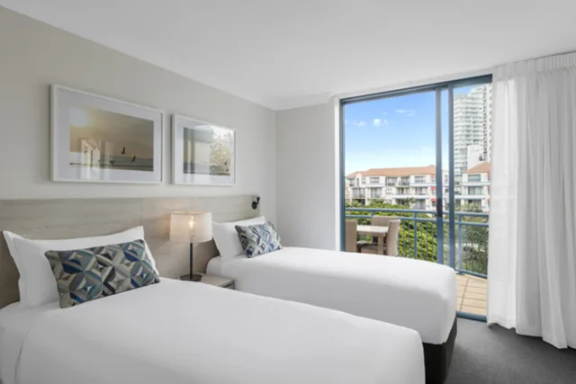 شقة بريميير بغرفتي نوم، Oaks Gold Coast Calypso Plaza Suites 2/2