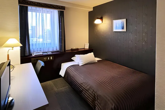 غرفة قياسية مفردة للمدخنين، Kurume Station Hotel 1/2