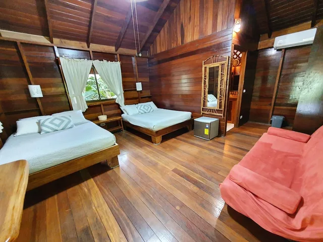 بنغل عائلي بسريرين مزدوجين بإطلالة على الحديقة، Cariblue Beach Jungle Resort 6/10