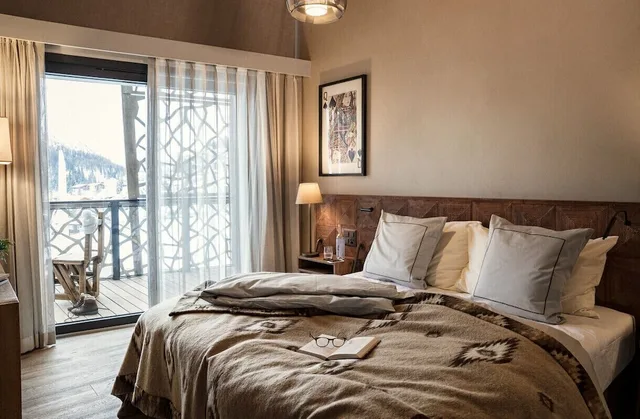 شقة بسرير كينج بغرفة نوم واحدة مع أريكة، Valsana Hotel & Appartements 1/3
