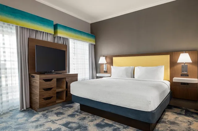 استوديو بسرير كينج بشرفة مع أريكة، Hampton Inn Suites Galveston 7/9