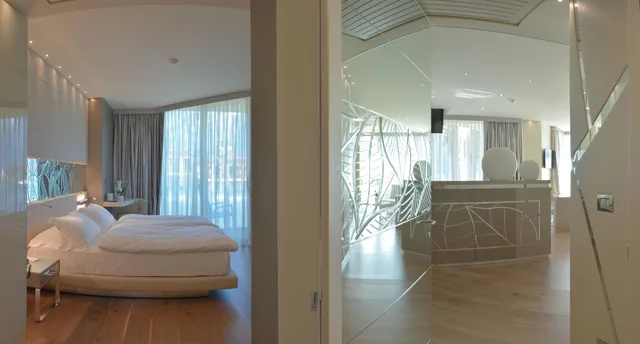 غرفة ديلوكس بإطلالة على البحيرة بجاكوزي، Park Hotel Imperial Centro Tao Natural Medical Spa 5/8