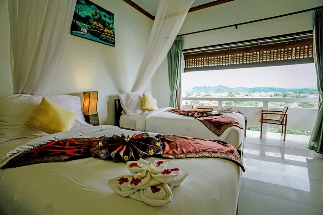 غرفة قياسية بسرير مزدوج أو سريرين منفصلين، Luang Prabang View Hotel 3/10