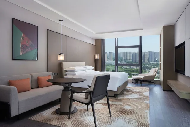 غرفة كلوب بسرير كينج بإطلالة على الحديقة، Sheraton Xi'an South 4/6
