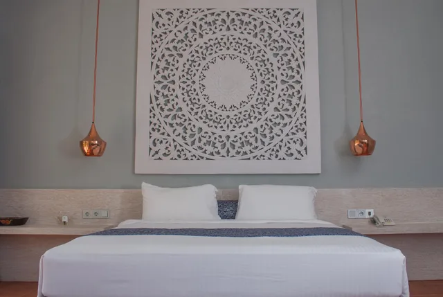 جناح بسرير كينج بإطلالة على الحديقة، The Suites Lombok 1/1