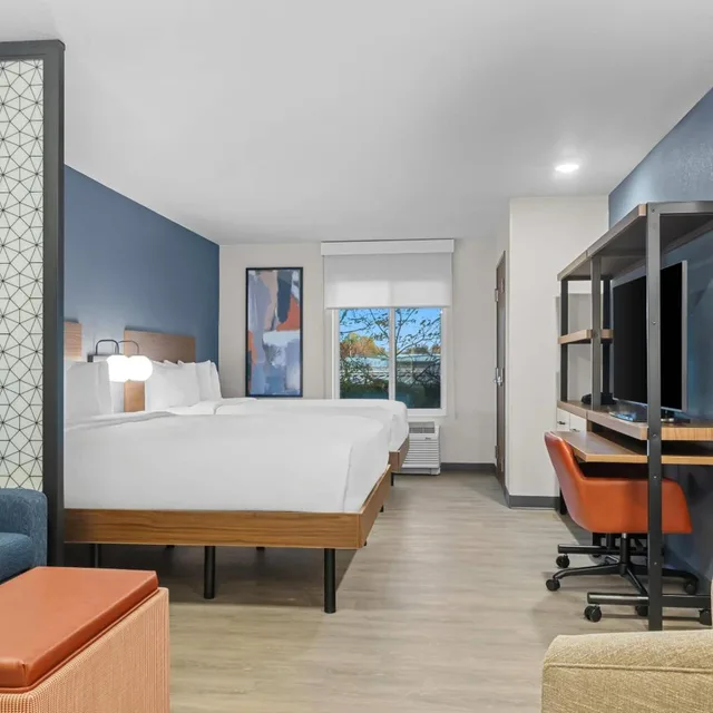 غرفة بسريرين كوين، Everhome Suites Bowling Green 4/10