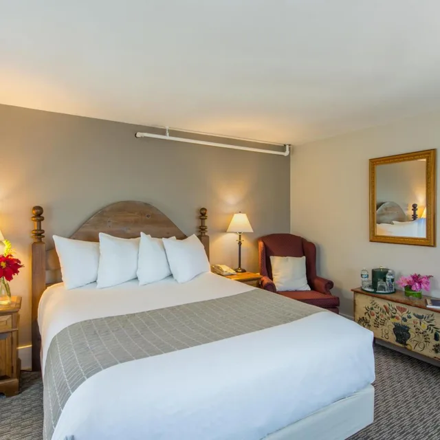 غرفة بسرير كوين بإطلالة على الجبل، Eagle Mountain House And Golf Club 4/6