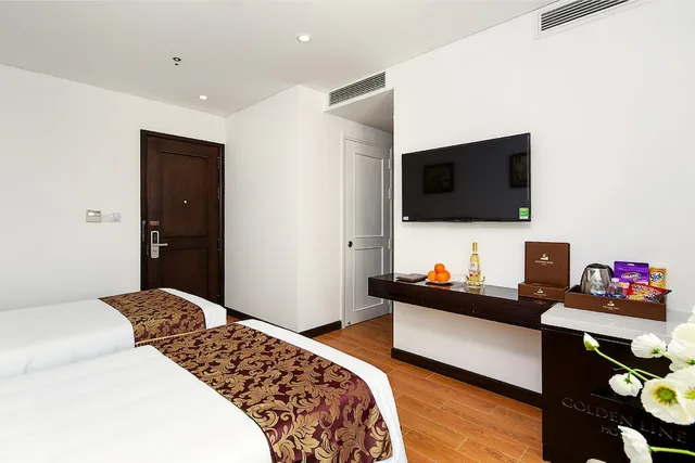 غرفة سوبيريور بسريرين منفصلين، Golden Line DaNang Hotel 3/5