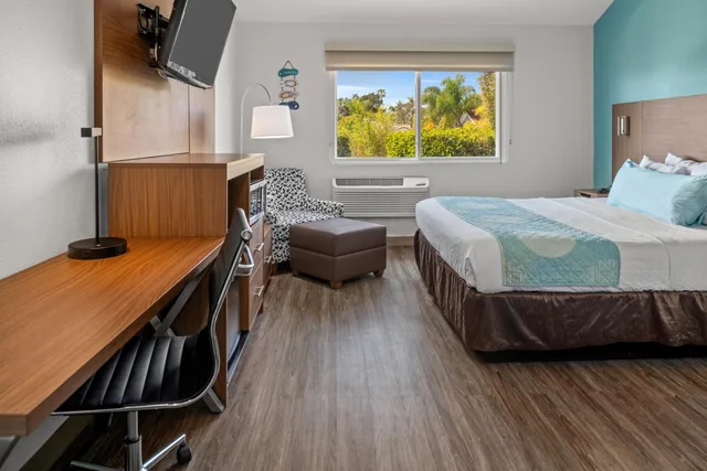 غرفة قياسية بسرير مزدوج، Brisa Pacifica Hotel Encinitas 1/1
