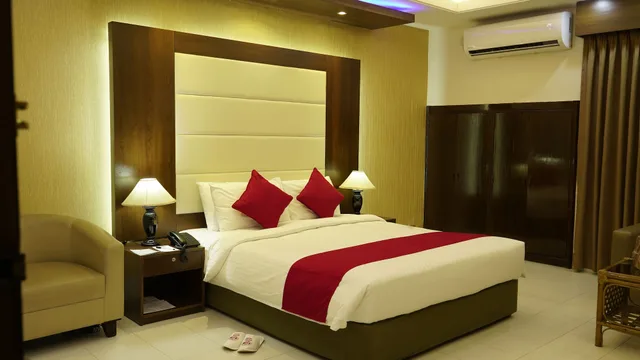 غرفة بريميوم بسرير كوين بإطلالة على المدينة، ASIA PACIFIC HOTEL 3/10