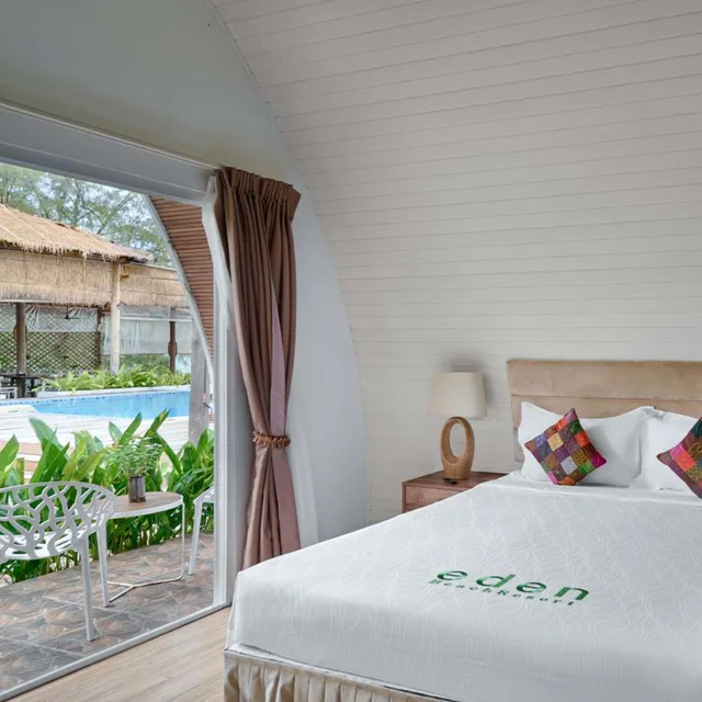 Bungalow, Double Bed, Pool Access، Eden Beach Resort By EHM 1/6
