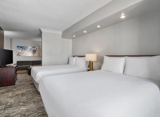 جناح بسرير كوين مع أريكة بحوض استحمام لذوي الإعاقة، Springhill Suites Phoenix Glendale Sports And Entertainment District 4/10