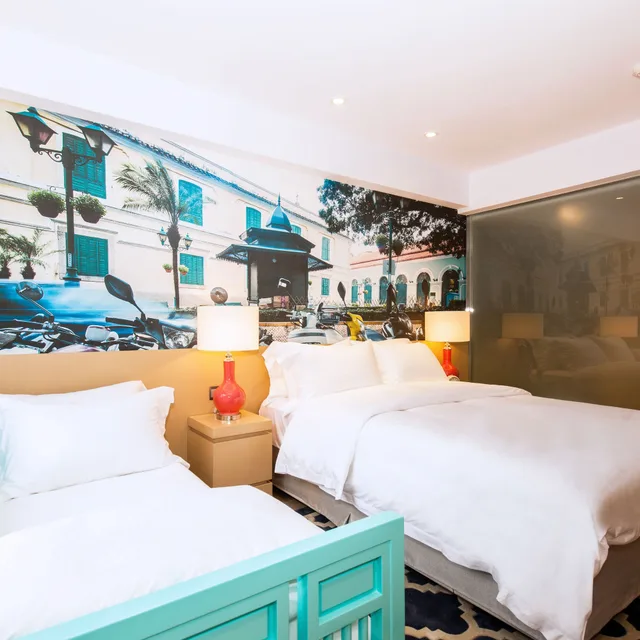 غرفة قياسية ثلاثية بسرير مزدوج مع أريكة، Caravel Hotel 2/4