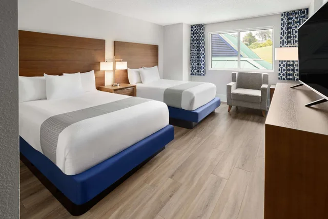 غرفة بسريرين مزدوجين لذوي الإعاقة، WaterView Casino and Hotel Trademark Collection by Wyndham 1/1
