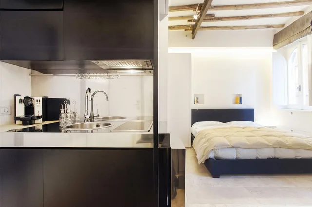 استوديو بسرير كوين، Oro - WR Apartments near Castel Sant Angelo 3/5