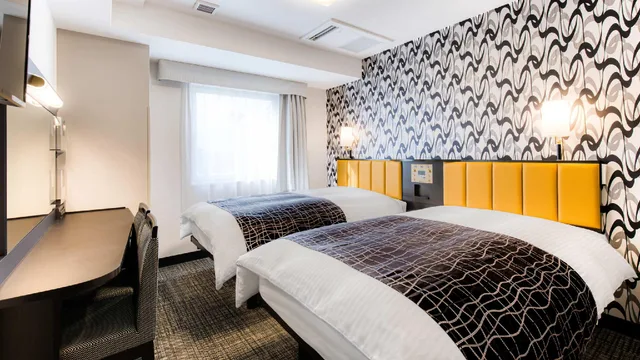 غرفة بريميير بسريرين منفصلين، Apa Hotel Marugame-Ekimaeodori 1/1