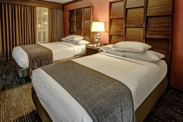 جناح بريميوم بسريرين كوين مع أريكة بمطبخ صغير، Doubletree By Hilton Hotel Decatur Riverfront 1/5
