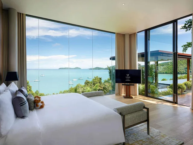 4 Bedrooms, Hilltop, Cliff, Suite, King Bed, Ocean View, Butler, Private Infinity Pool، V Villas Phuket - MGallery 2/9