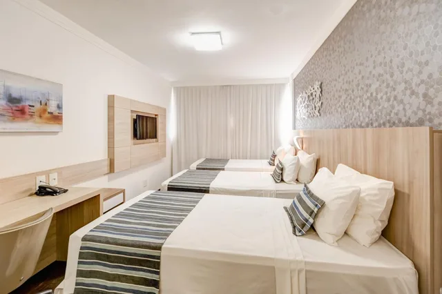 غرفة فاخرة ثلاثية بثلاثة أسرّة، Allia Gran Hotel Pampulha Suites 4/8