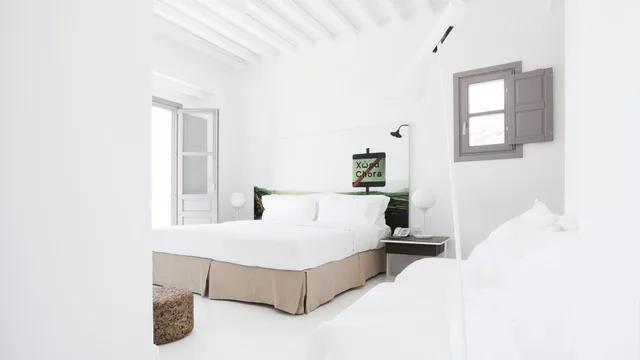 جناح غراند بسريرين مزدوجين بإطلالة على البحر مع أريكة بمسبح خاص، Anemi Hotel 3/10