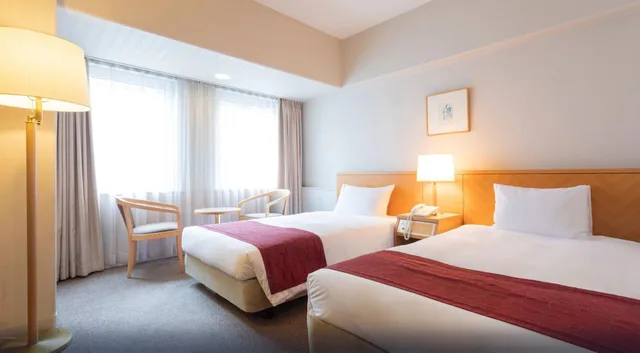 غرفة اقتصادية بسريرين منفصلين، The Saihokukan Hotel 1/1