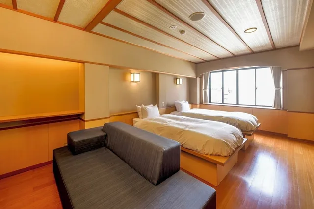 Twin Beds, 2 Futon Beds, Ocean View, Senoumi 3/3