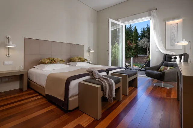 غرفة كلاسيكية مفردة بشرفة، Mar de Ar Aqueduto Hotel 1/1