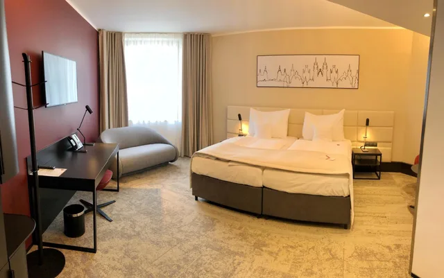 غرفة بسرير مزدوج مع سرير إضافي، Clarion Congress Hotel Prague 2/4