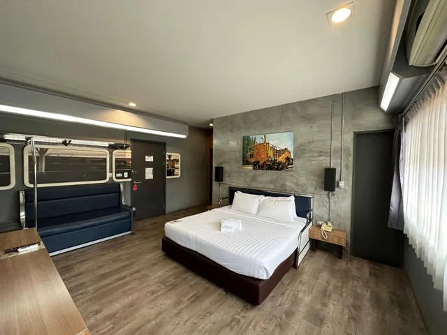 غرفة ديلوكس بسرير كينج، The Terminal Khon Kaen Hotel 4/7