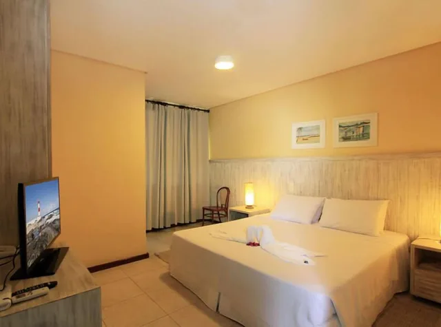 شقة تنفيذية بسرير مزدوج، Farol de Itapuã Praia Hotel 2/3