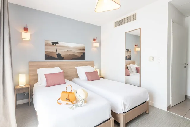 استوديو بسريرين منفصلين، Comfort Aparthotel Cannes Mandelieu 2/7