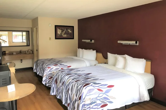غرفة ديلوكس بسريرين، Red Roof Inn Atlanta South - Morrow 1/2