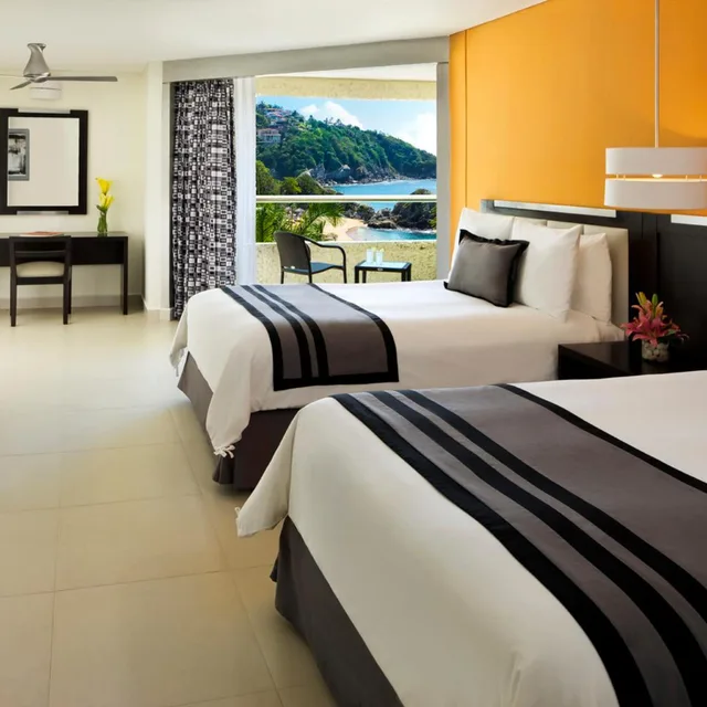 Deluxe, Double Bed, Side Sea View، Dreams Huatulco Resort Spa All Inclusive 1/3