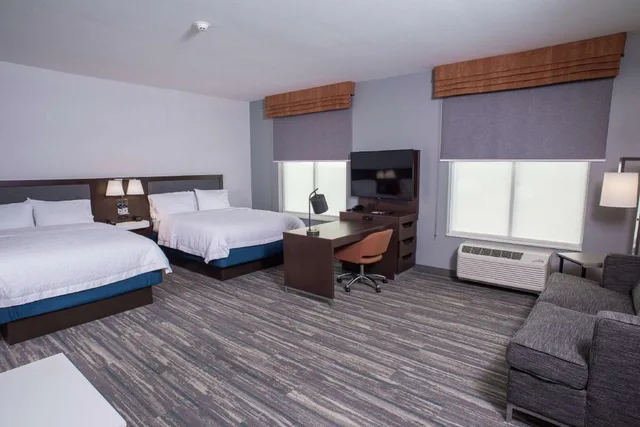 جناح استوديو بسريرين كوين مع أريكة لذوي الإعاقة، Hampton Inn Suites Rapid City Rushmore Sd 1/9