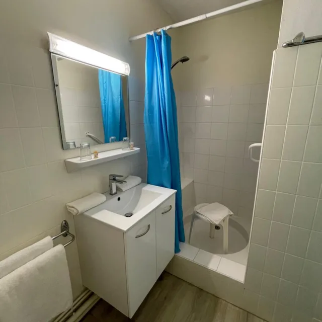 غرفة بسريرين منفصلين لذوي الإعاقة، Hotel Bains Sarrailh 2/2