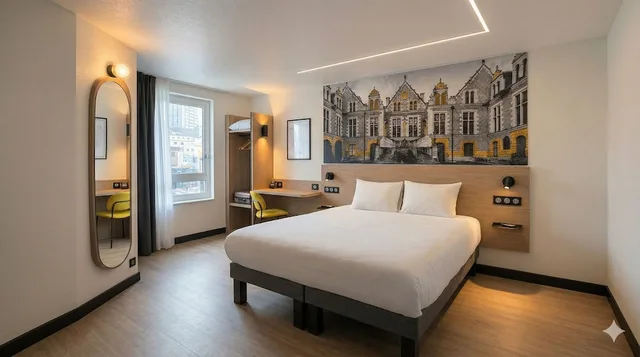 غرفة مزدوجة كلاسيكية، B&B Hotel Orleans Centre Foch 4/8