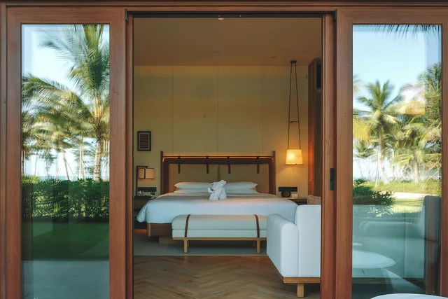 غرفة بسريرين منفصلين بإطلالة على الحديقة، Grand Hyatt Shenzhou Peninsula 4/7
