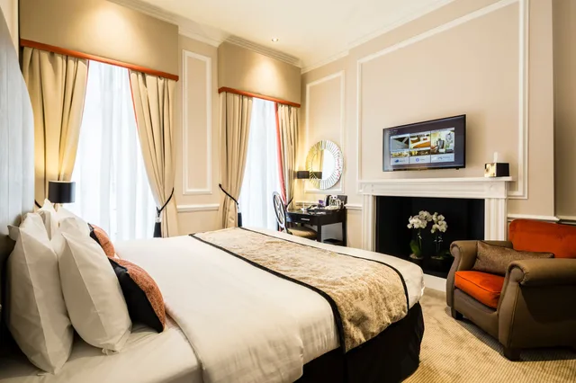غرفة فاخرة بسرير مزدوج أو سريرين منفصلين، Montagu Place Hotel 2/9