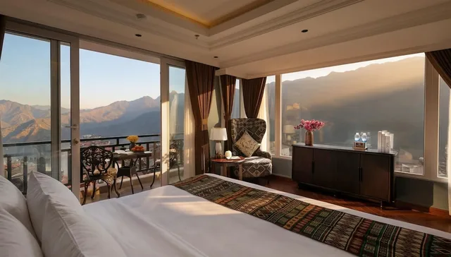 Horizon, Twin Beds, Mountain View, Balcony, Sapa Horizon Hotel 6/10