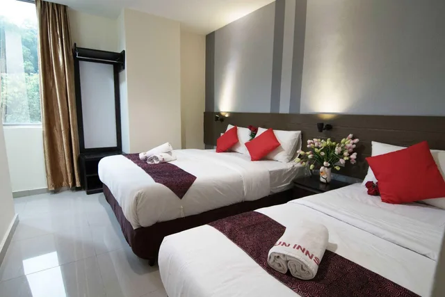 غرفة عائلية بسريرين مزدوجين، Sun Inns Rest House Kuantan 1/1