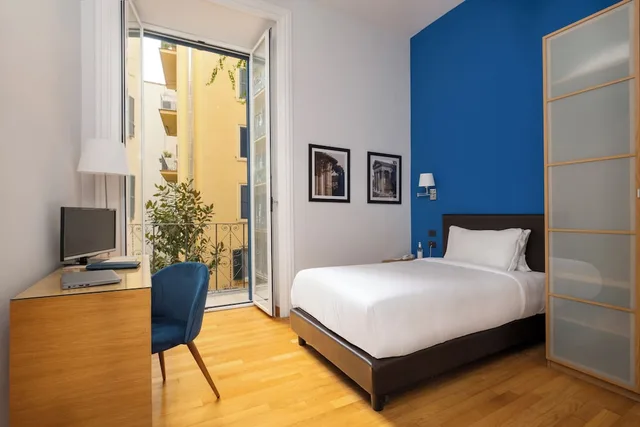 غرفة قياسية مفردة بسرير فردي، Sky Blue Place Rome 2/3