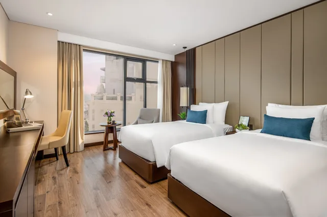 غرفة بريميير ديلوكس بسريرين منفصلين، Minh Toan Safi Ocean Hotel 1/10