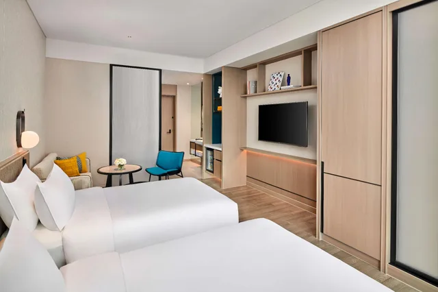 Hollywood, Twin Beds، Artyzen Habitat Taopu Shanghai 1/1