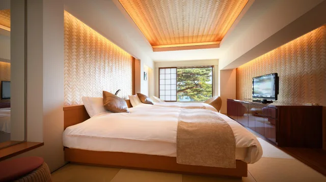 Theme, Solo, Twin Beds, Ocean View, Corner، Komatsukan Kofutei 1/1