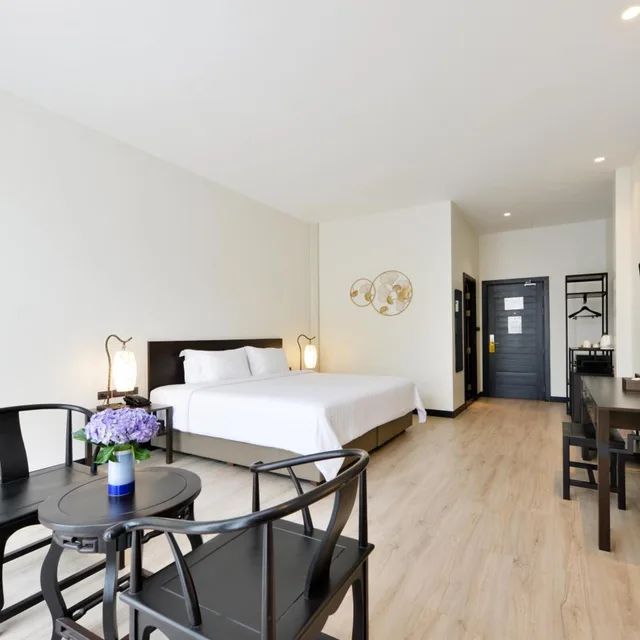 غرفة تنفيذية بسرير مزدوج، Old Thai Heng Hotel 2/5