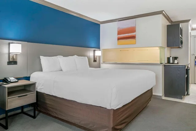 غرفة ديلوكس بسرير كينج مع أريكة في طابق مرتفع، Comfort Inn Plainwell, MI 1/4