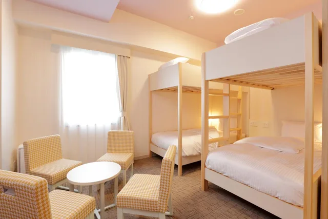 غرفة رباعية بسرير بطابقين، Hiyori Hotel Maihama 1/7