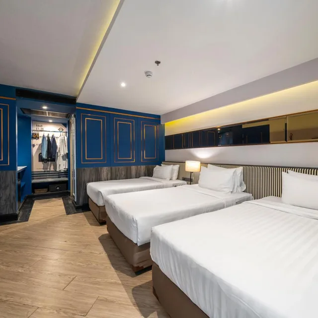 Deluxe Discovery Triple، Vince Hotel Bangkok Pratunam 4/10