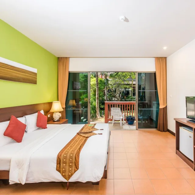غرفة ديلوكس بسرير مزدوج أو سريرين منفصلين بشرفة، Kata Sea Breeze Resort 7/10